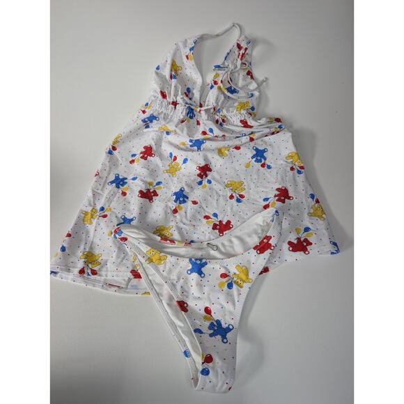 Vanessa Mooney Limited Edition Bears And Balloons Swimsuit Size M - Picture 2 of 8